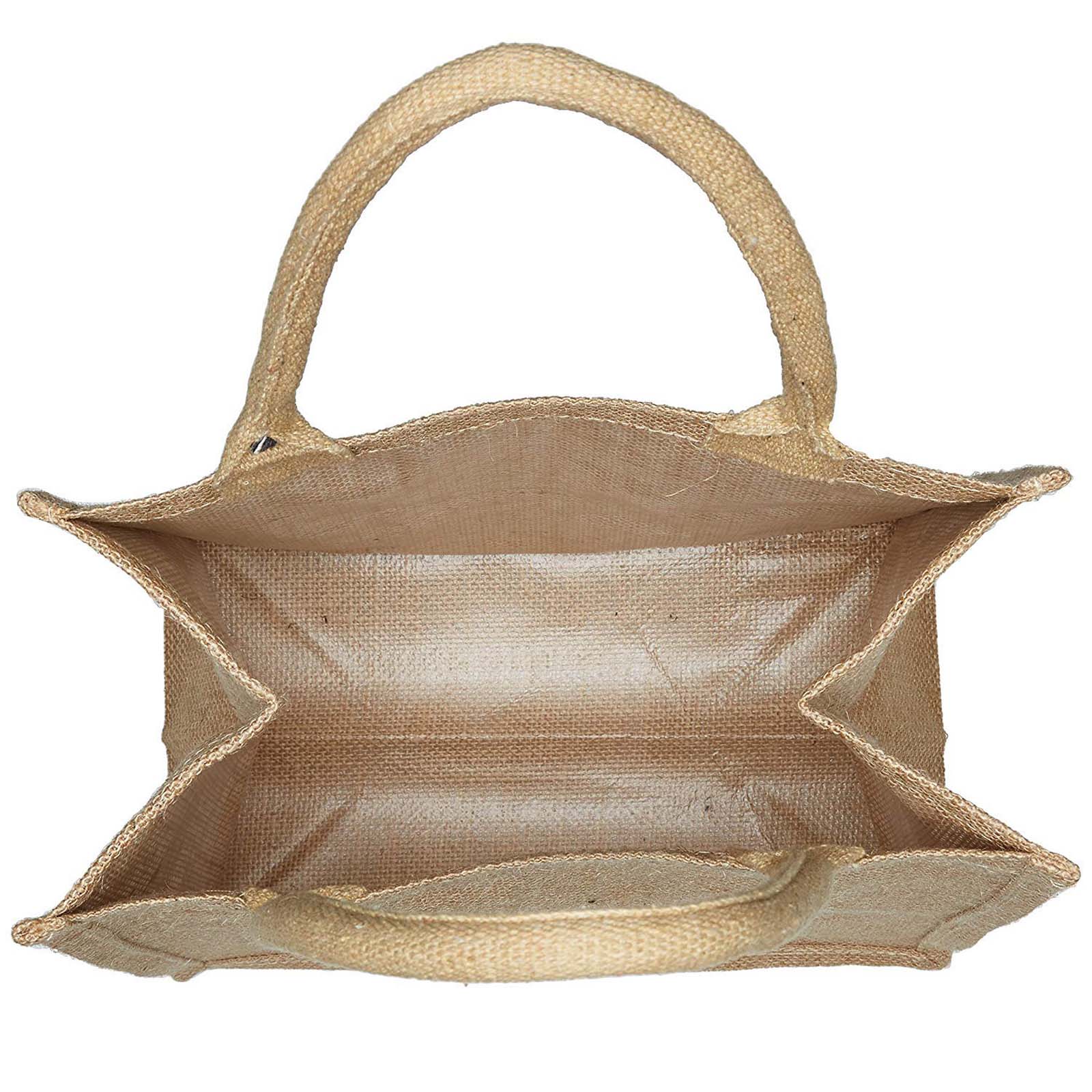 Natural Jute Burlap Tote Bags 2