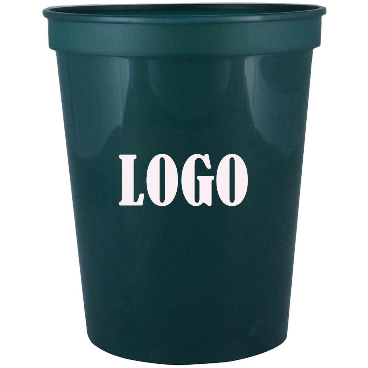 16 oz. Smooth Wall Plastic Stadium Cup 3