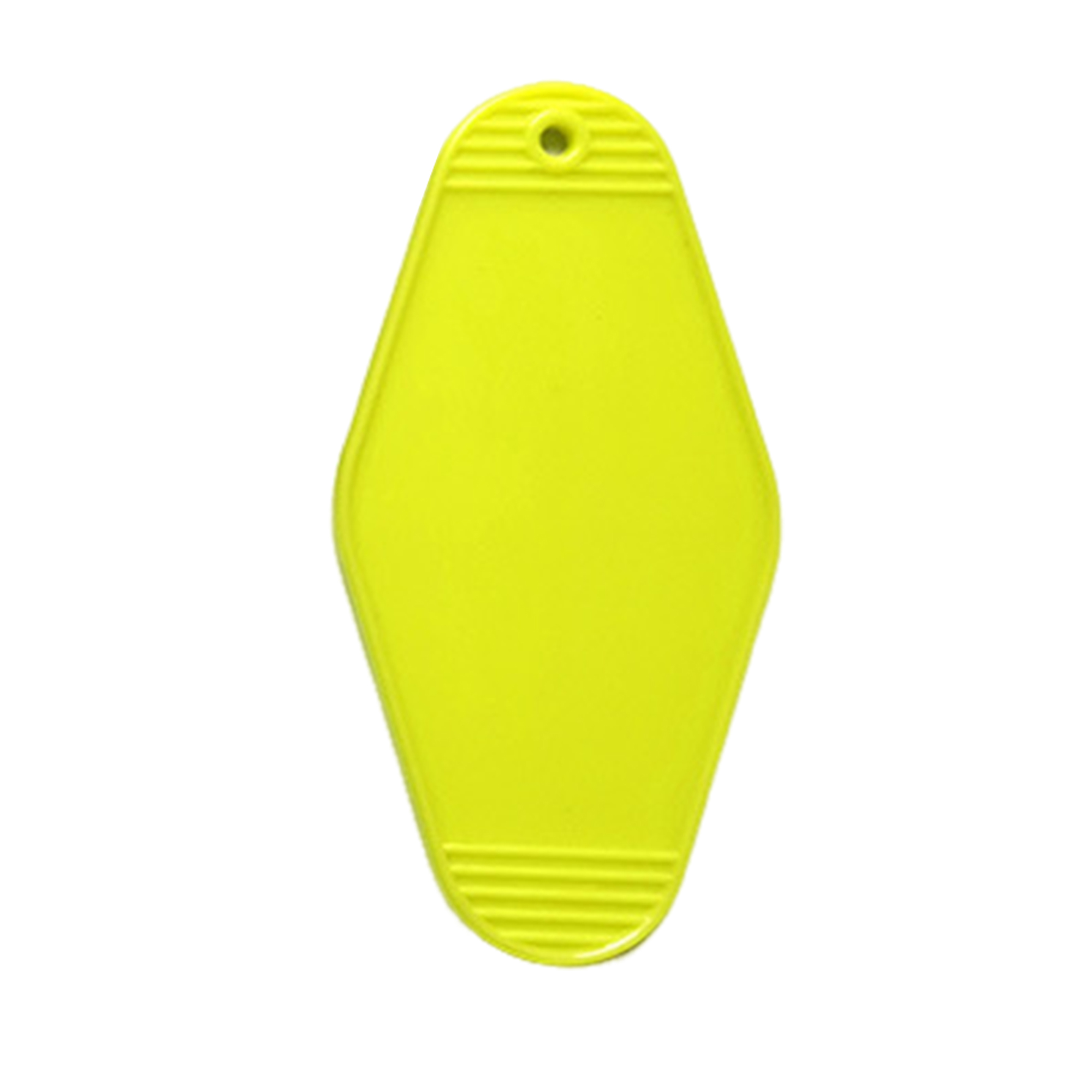 ABS Plastic Retro Hotel Keychain Tag Diamond Shape 3.54" 9