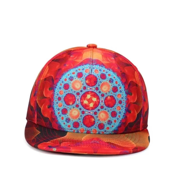 Custom Trippy All Over Print Snapback Cap 4