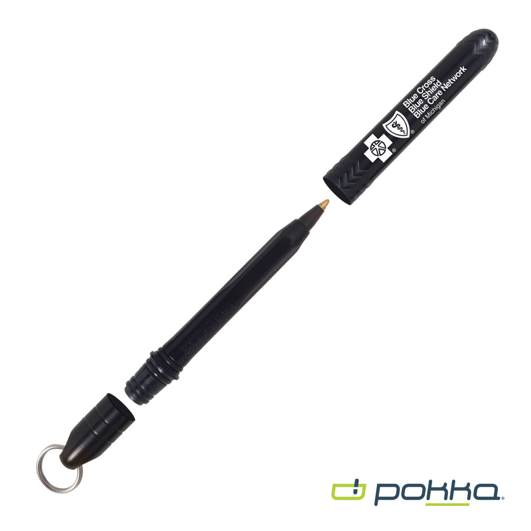 Pokka® Pocket Pen w/Dock & Keyring