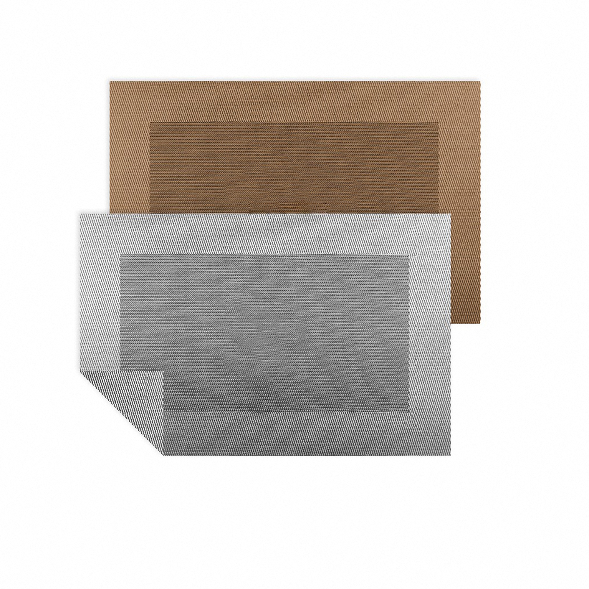 Waterproof PVC Polyester Dining Table Placemats 4