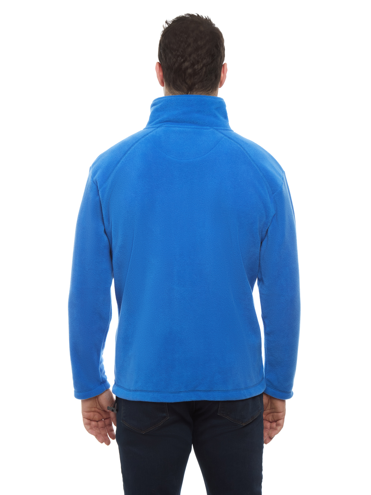 Blue Generation - Unisex 2-Pocket Micro Fleece Zip Pullover 3