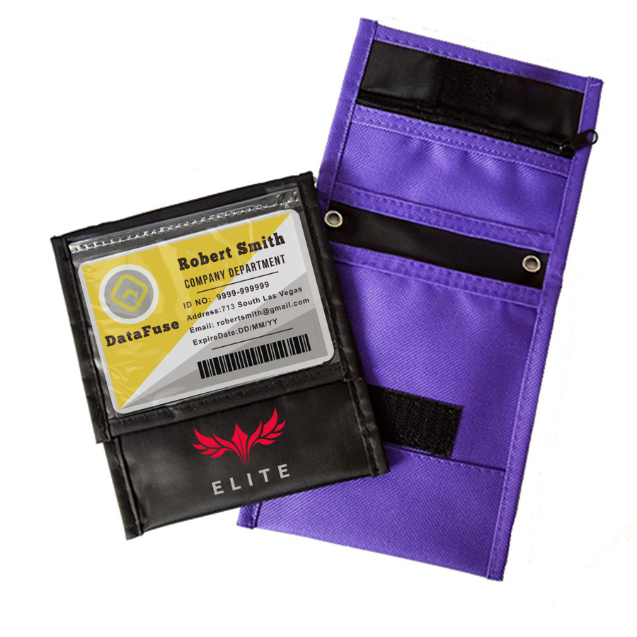 Adjustable Lanyard Neck Wallet - 6.00" x 5.25" 5