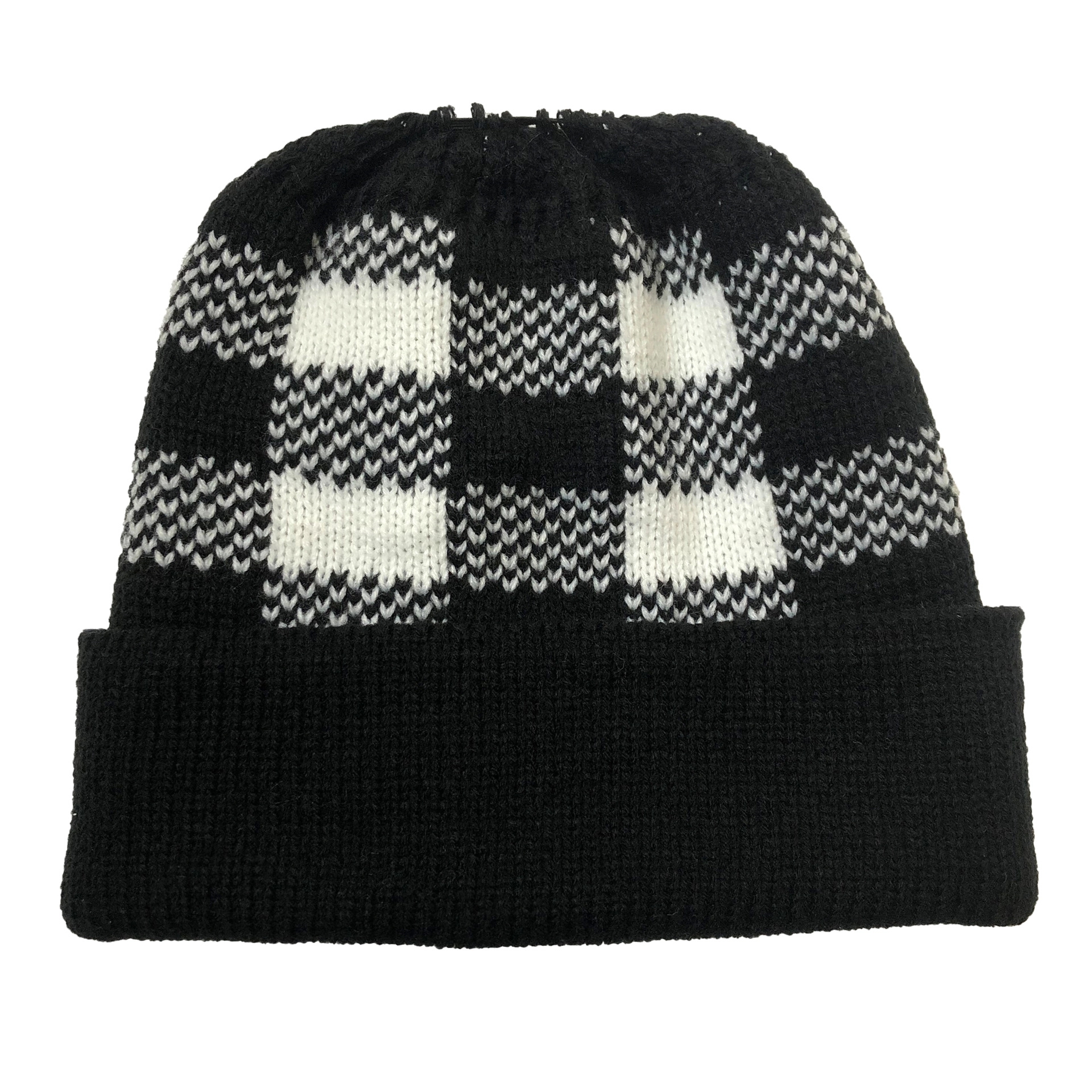 Knit Beanie Tail Cap 6