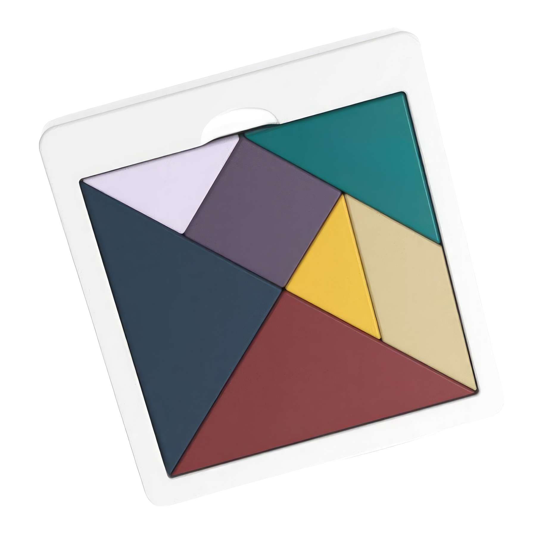 Brain Teaser Puzzles Block Wooden Tangram for All Ages 3