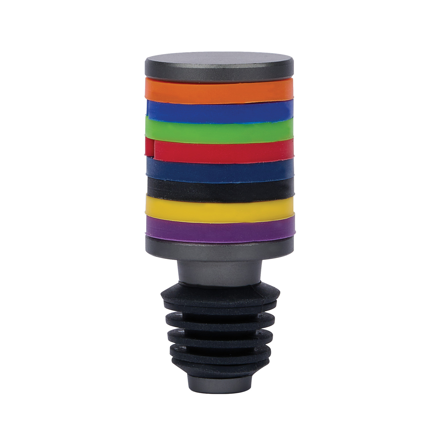 Rocco Aluminum Bottle Stopper with Glass Markers 15