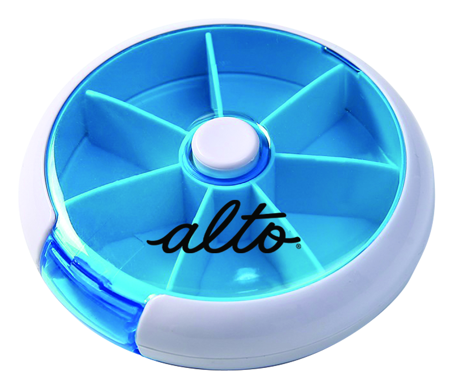 Round Push Button Pill Box 3