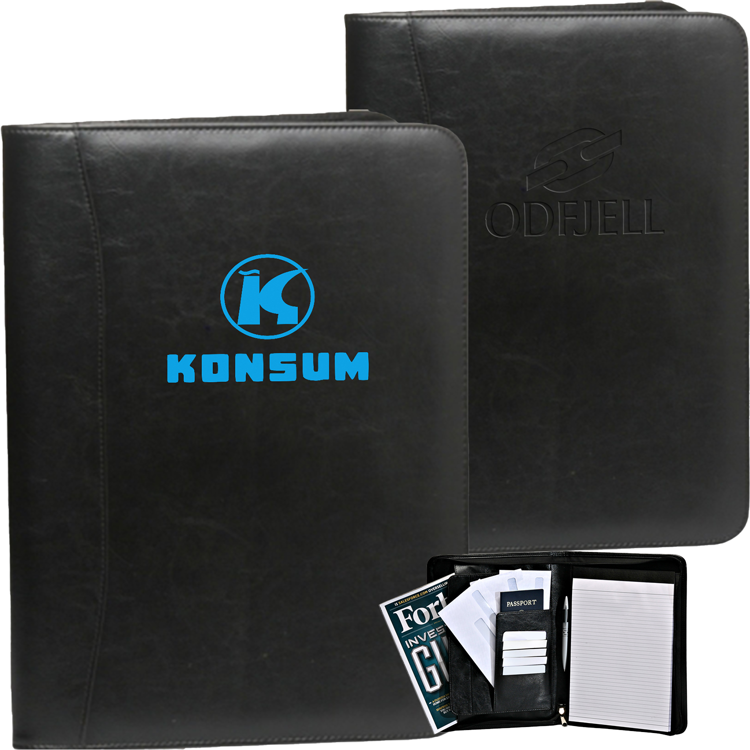 10"W x 13"H Corporate Zippered Portfolios 1
