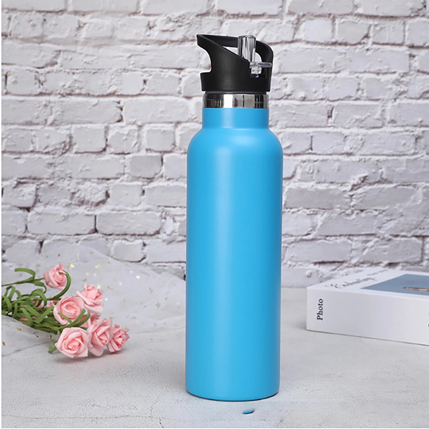20 Oz. Vacuum Insulated Water Bottle, custom water bottle with logo imprint 4