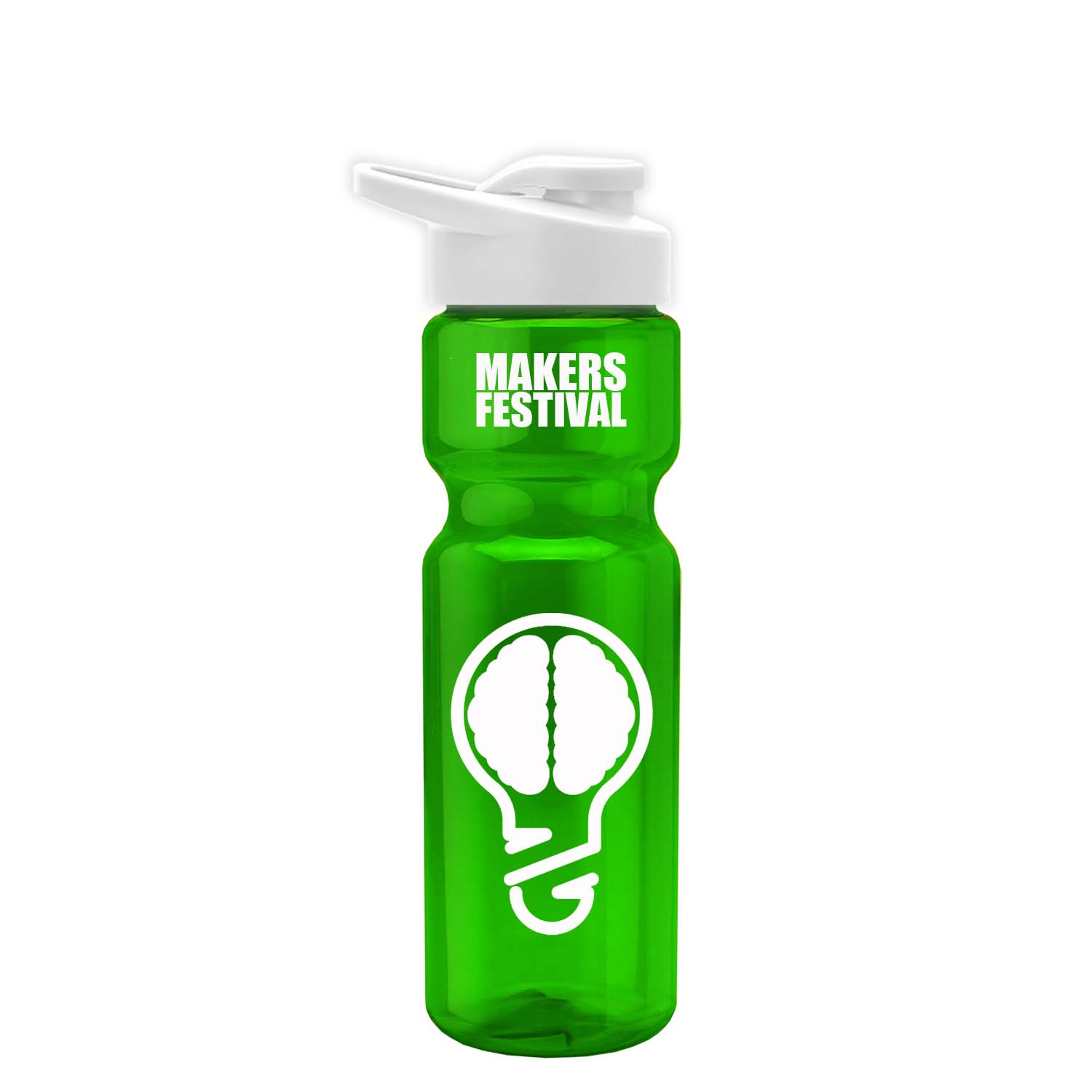 Champion - 28 oz. Transparent Bottle with Drink Thru Lid 24