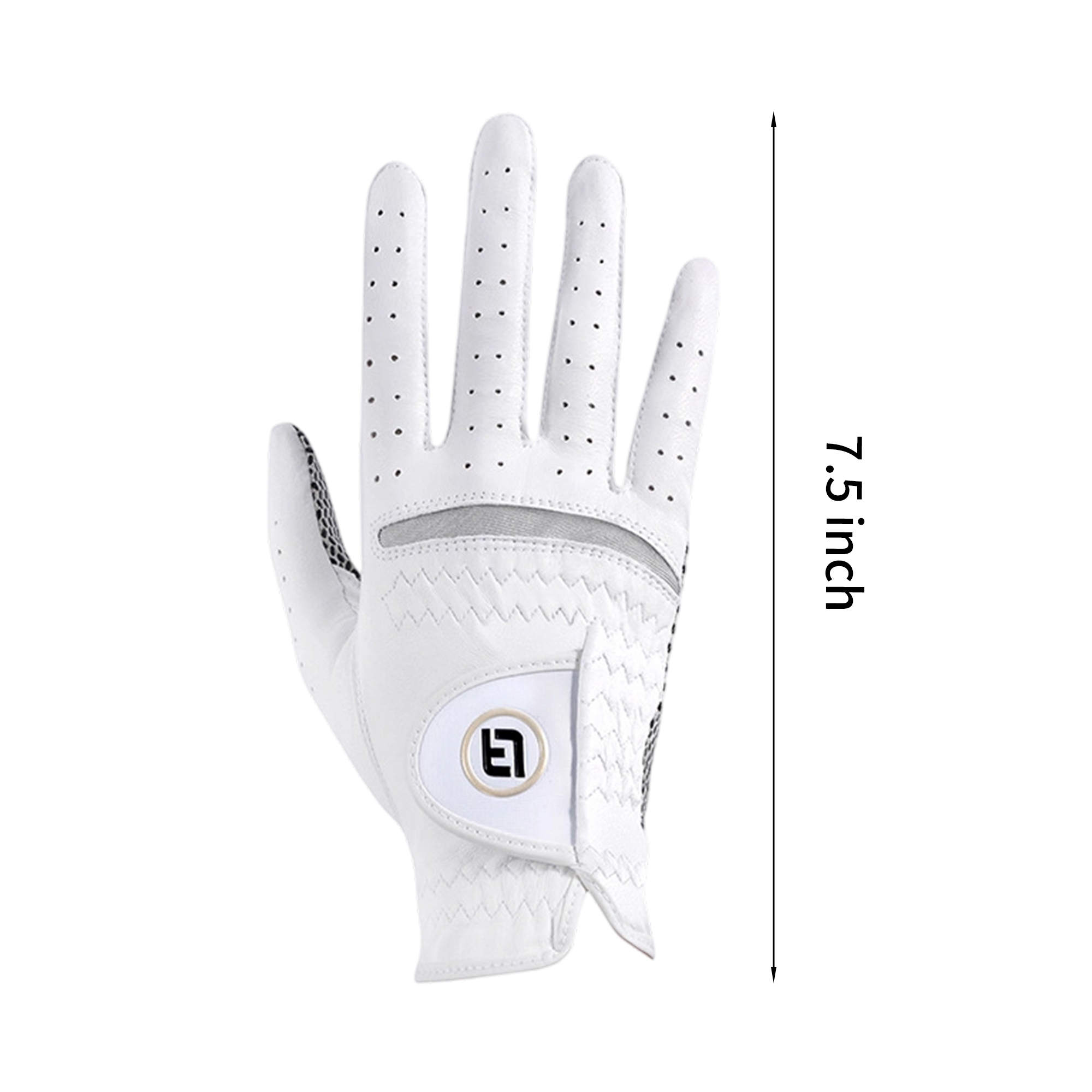 Super Fiber Golf Glove With Lycra Panel And Hook Loop Closure 7.5" Length 2