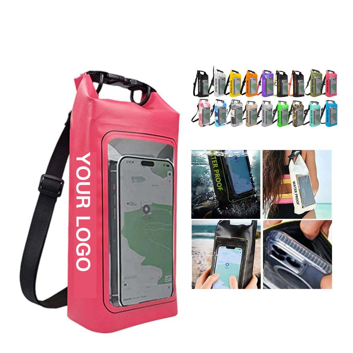 Water Resistant Crossbody Bag with Secure Closure 16