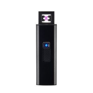 Slide Activated Dual Arc Lighter With Flashlight 18