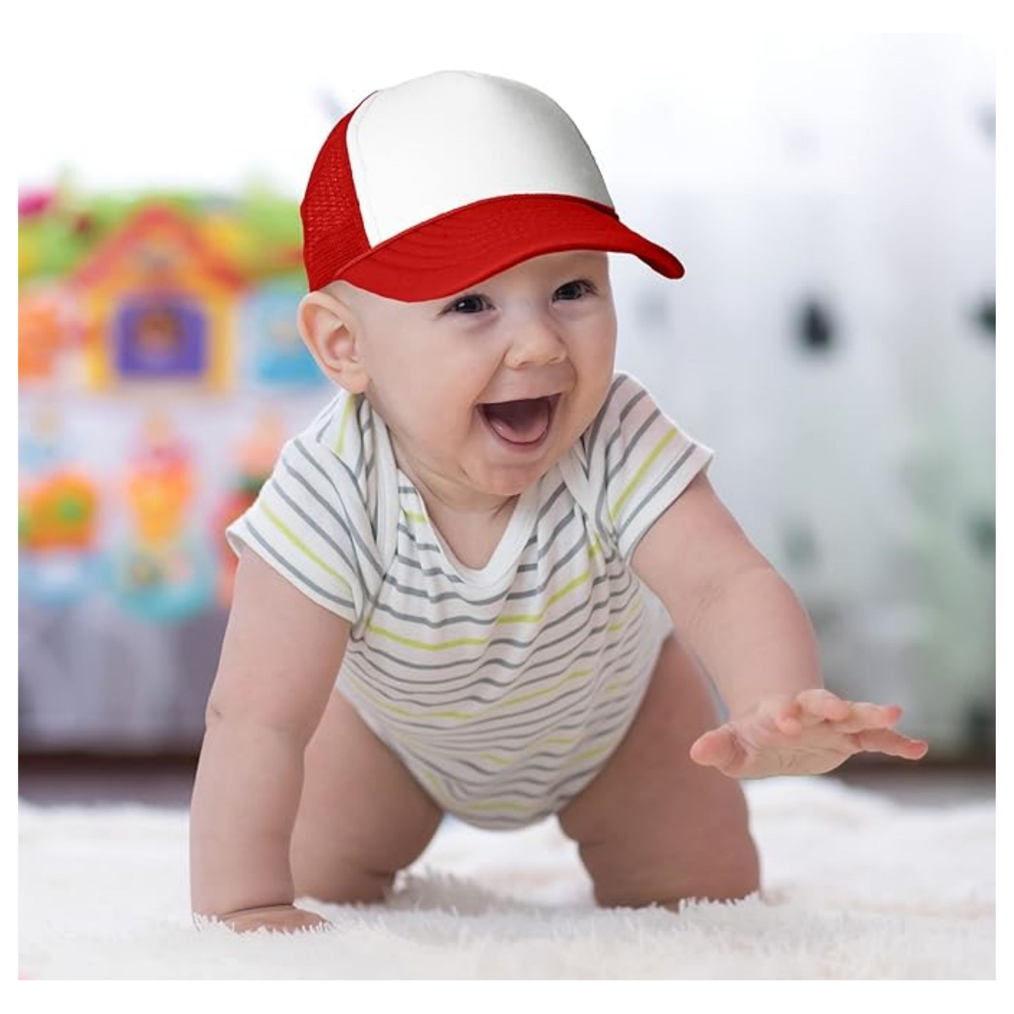 Children Junior Vintage Mesh Snapback Cap 5