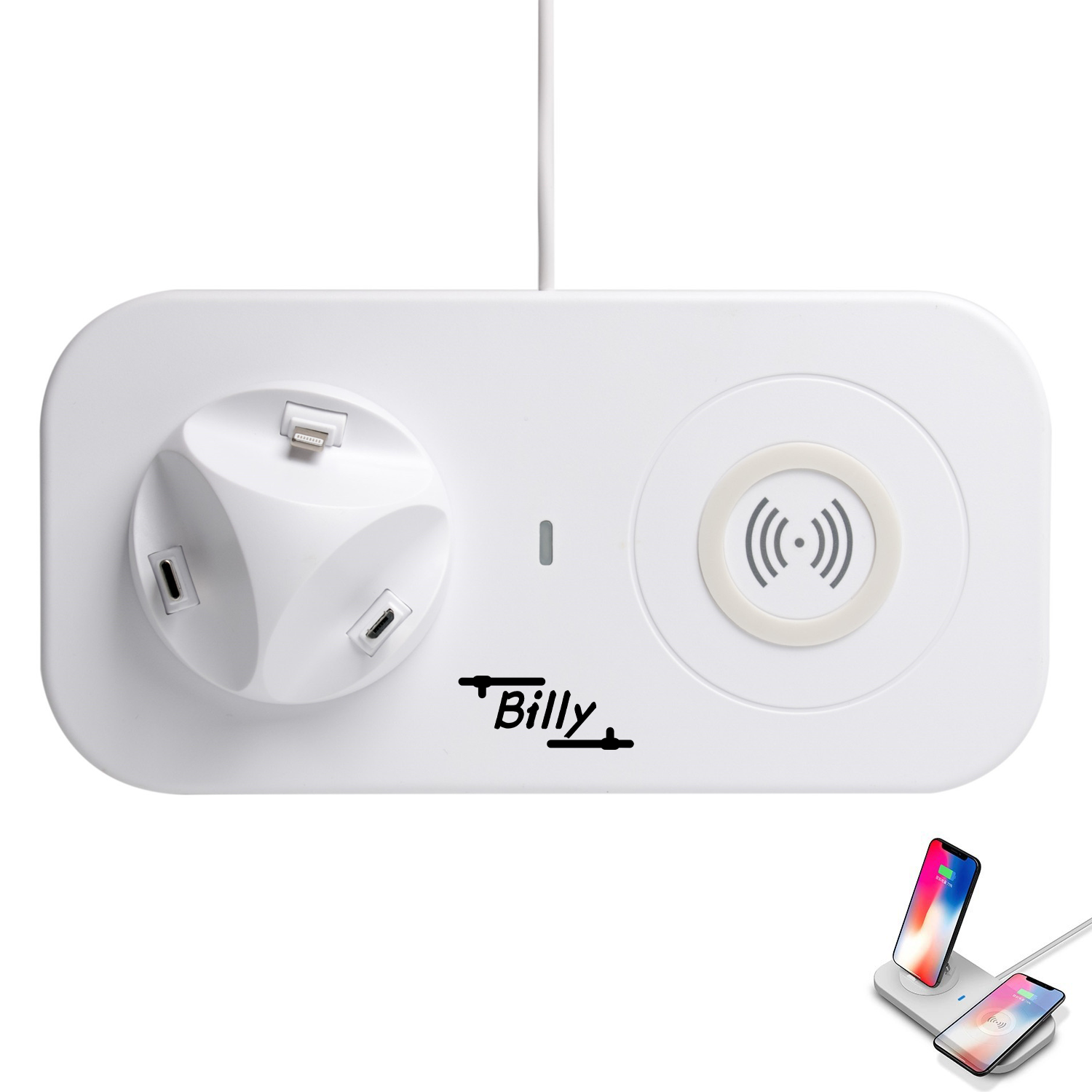 3 in 1 Wireless Fast Charger Station 2