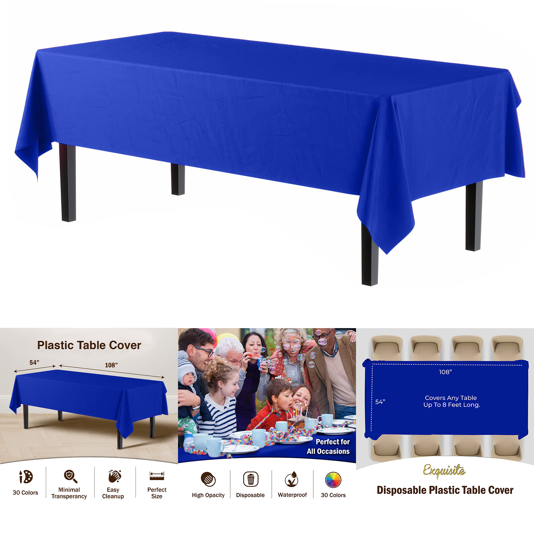 Premium Plastic Tablecloth 2