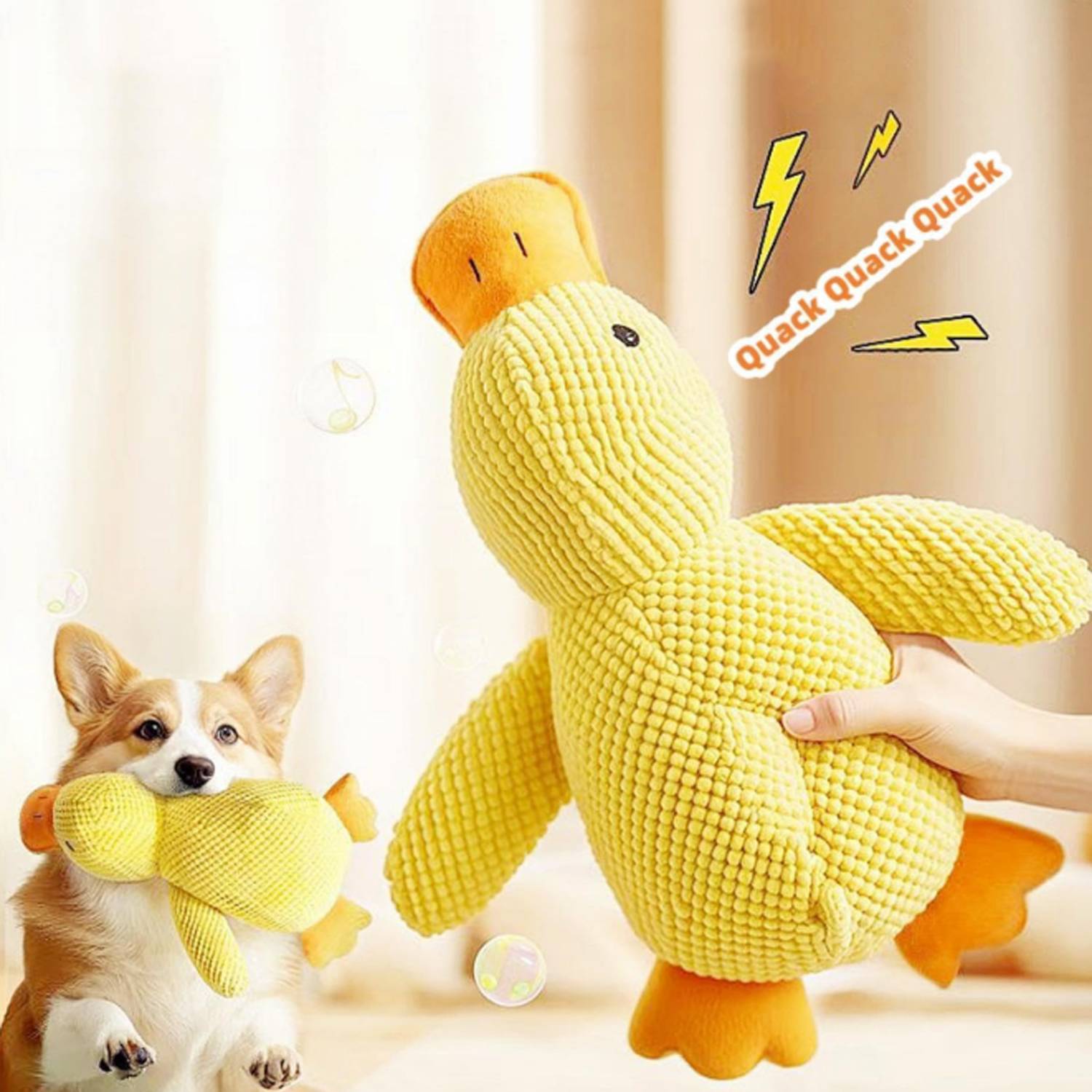Pet Plush Duck Squeaker Stuffed Toy 6