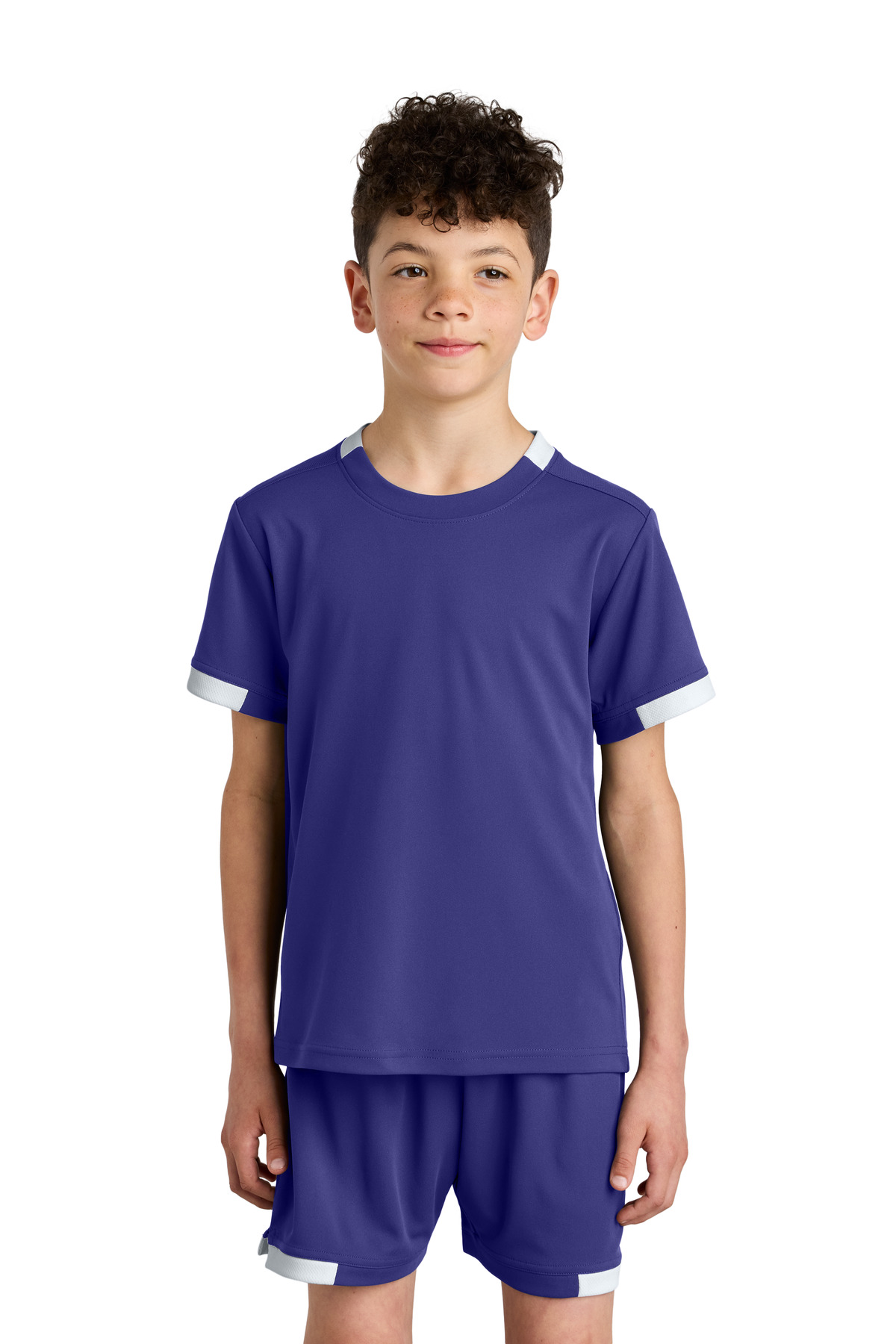 Sport-Tek Youth Club Short Sleeve Crew YST440 88
