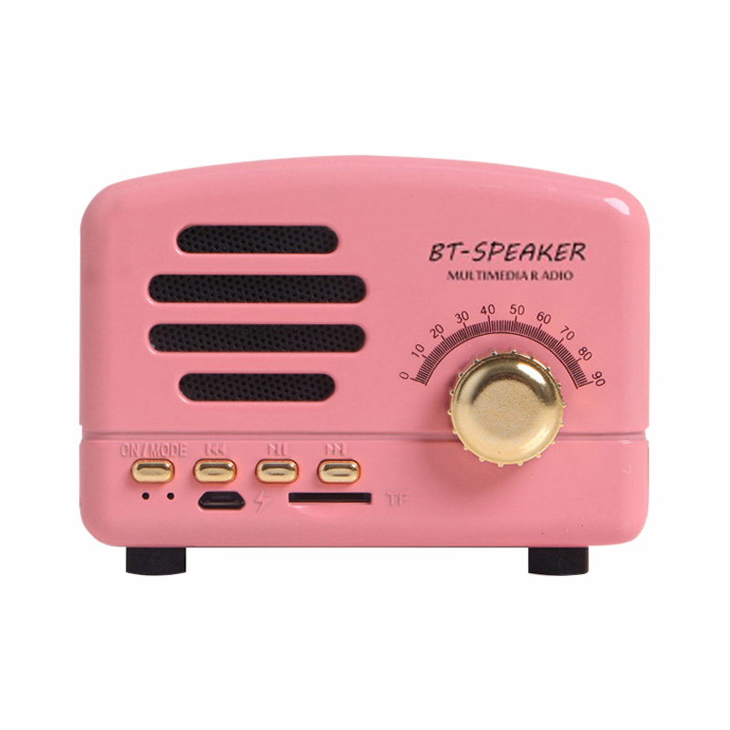 SonicWave Vintage Retro Bluetooth Speaker – Portable, Wireless & Rechargeable Music Player 5