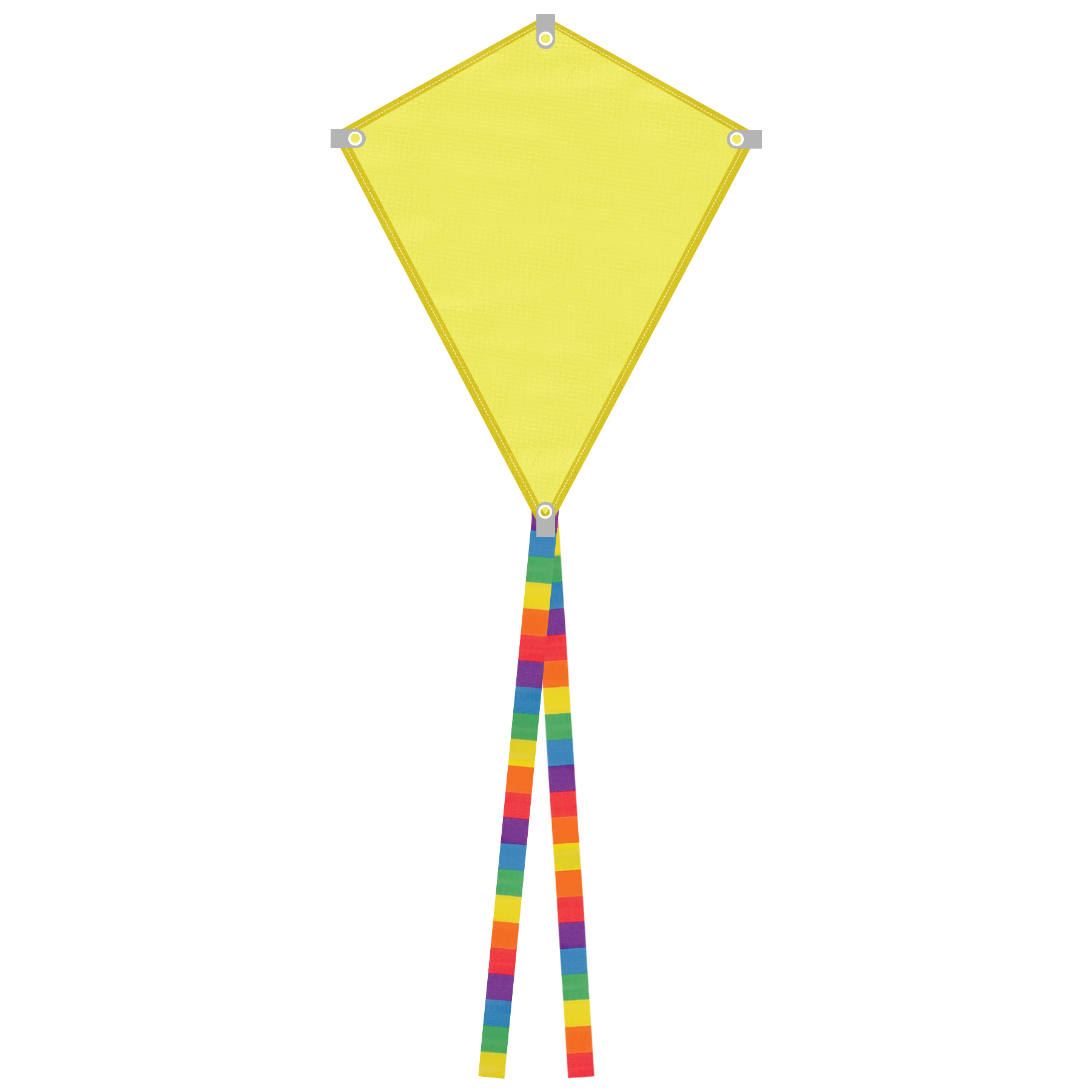 Full Color Polyester Diamond Kite Toy With String Set 18