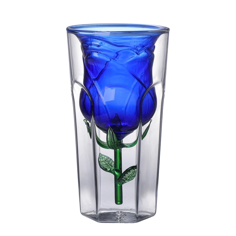 6 OZ. Rose Glass Wine Champagne Gift Drinking Cup 5