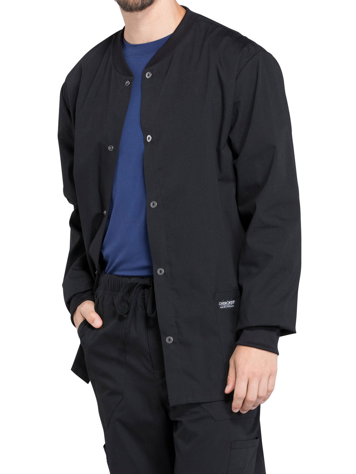 Cherokee - Workwear Professionals - Men's Snap Front Jacket 33