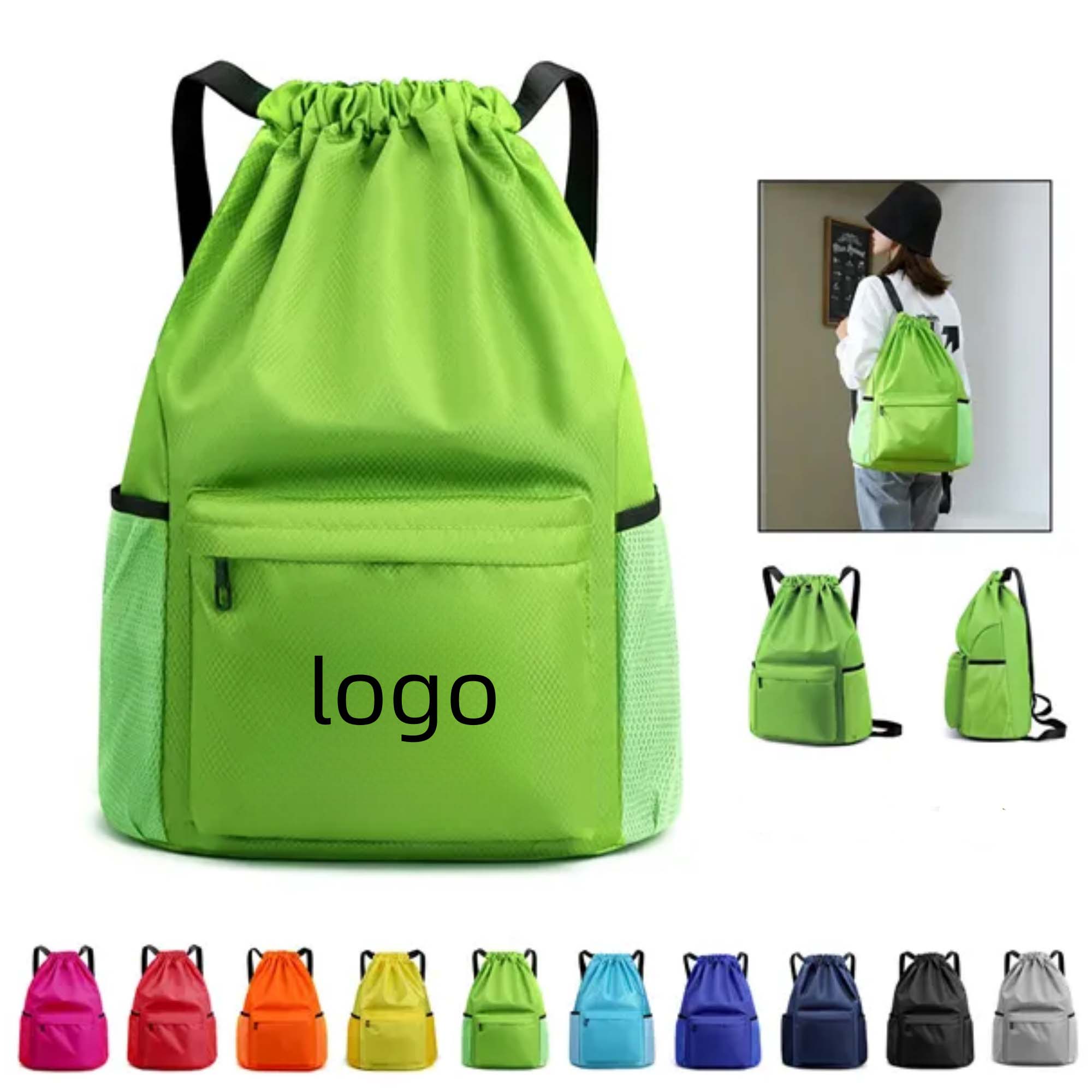 Sports Drawstring Backpack 1