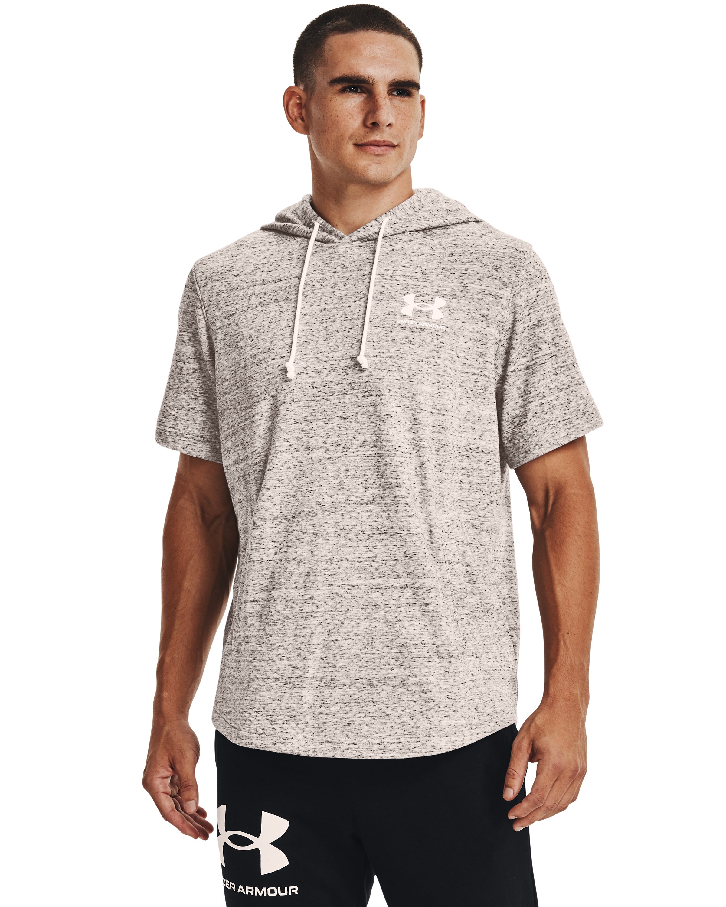 UA Rival Terry Men's Short Sleeve Hoodie 4