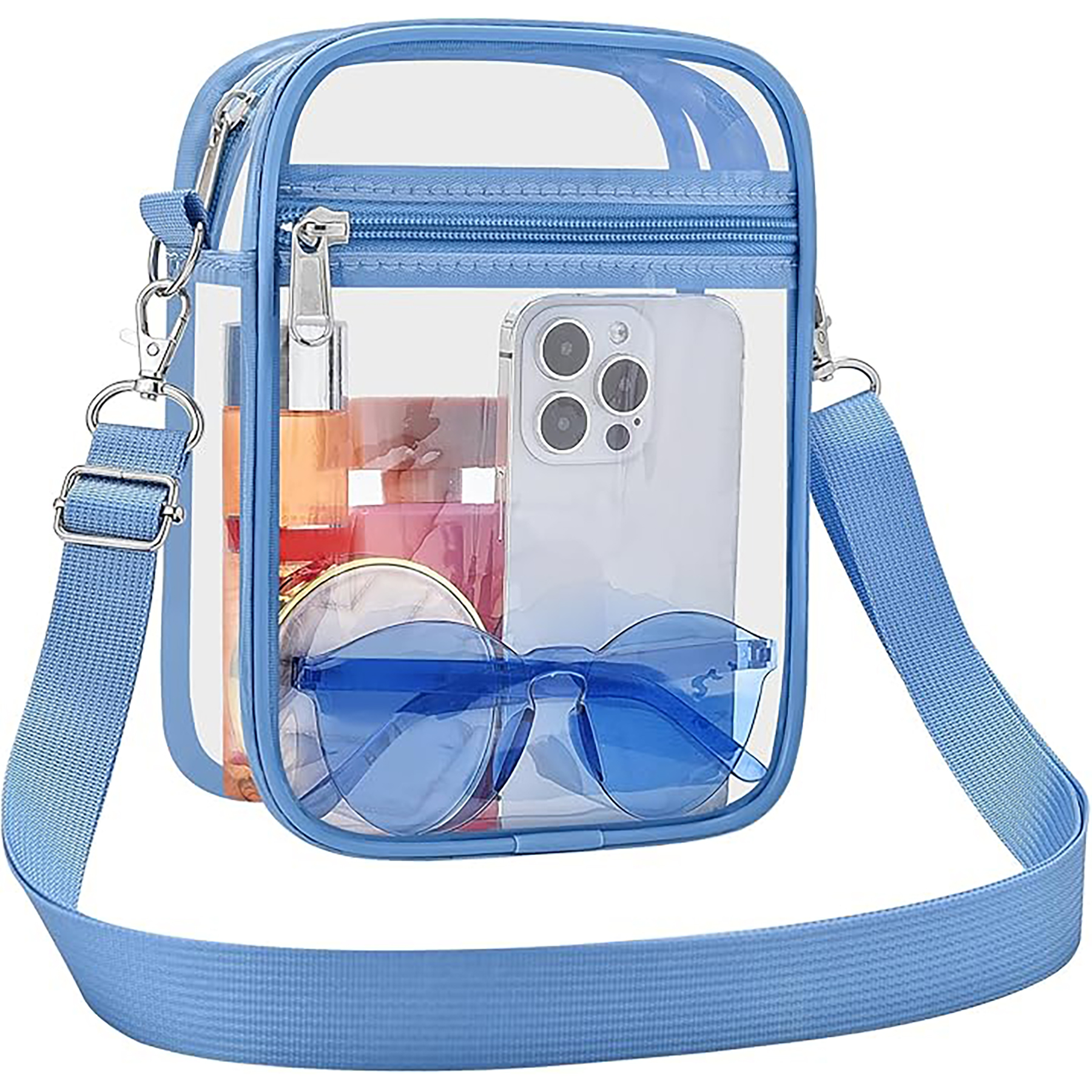 Men's and Women's Transparent Crossbody Wallet 19