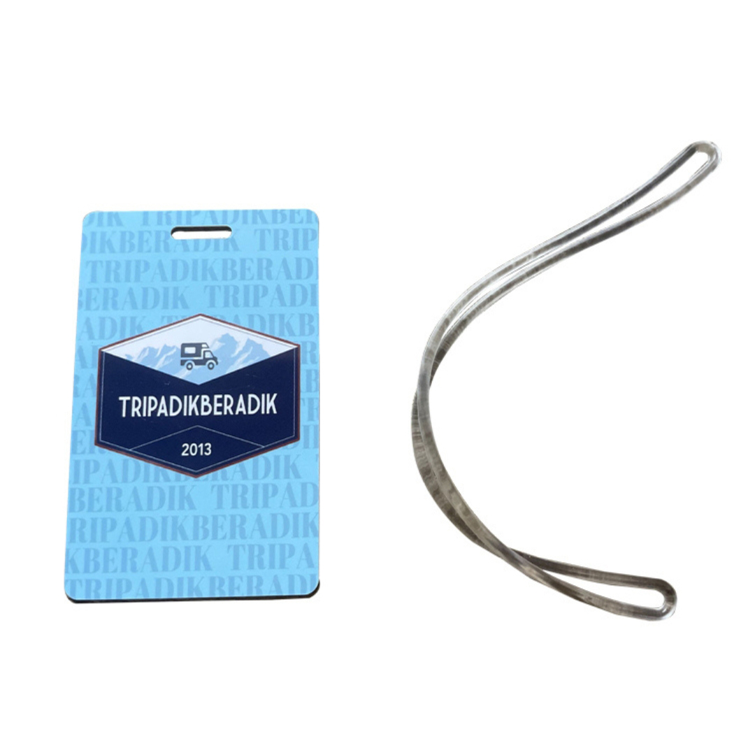Hard Plastic Card Luggage Tag 7