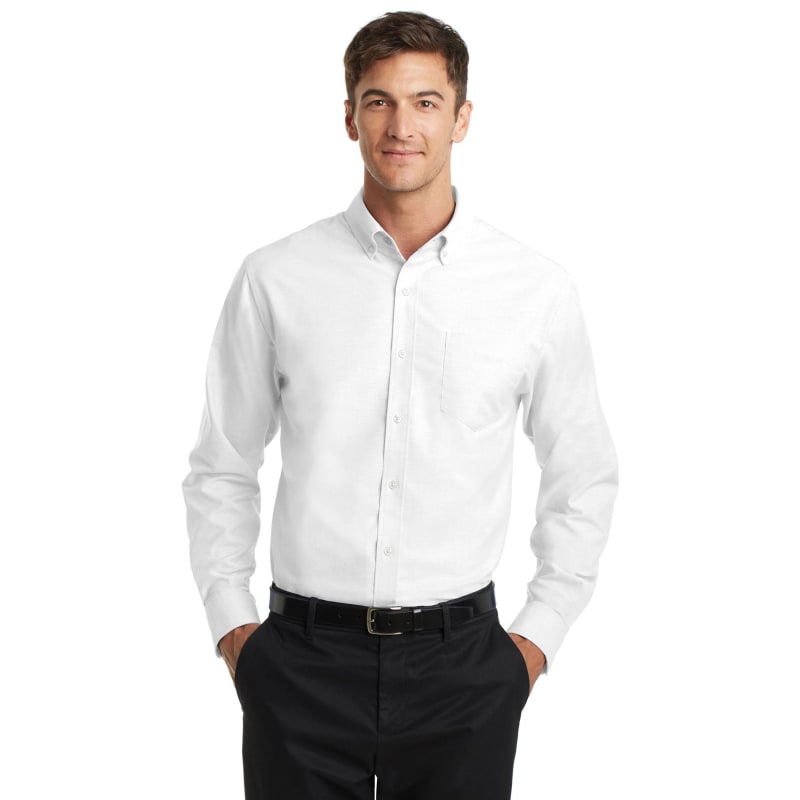 Port Authority SuperPro Oxford Shirt. 14