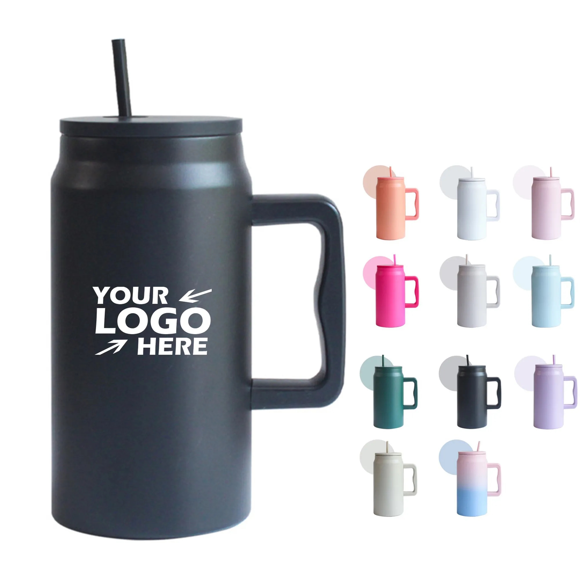 50 oz Stainless Steel Large Water Bottle