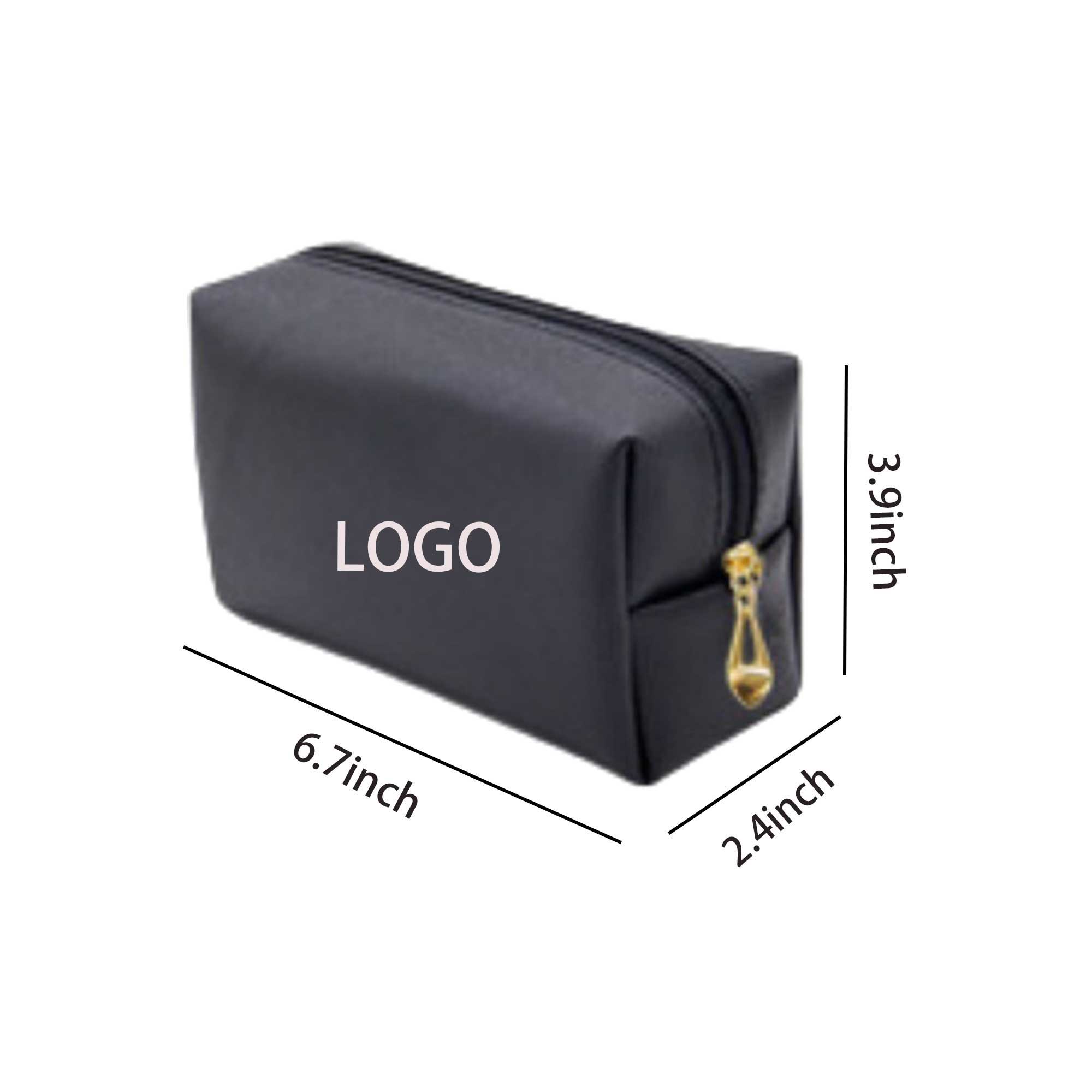 Leather Zipper Cosmetic Bag 2