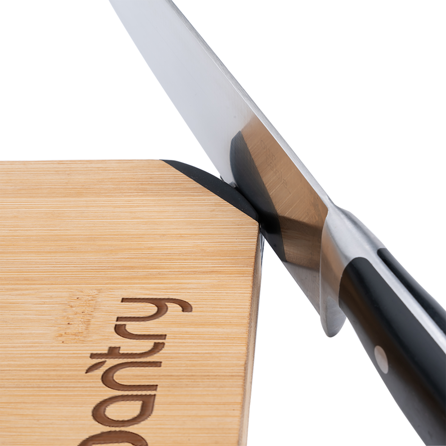 Bamboo Cutting Board w/Knife Sharpener 3
