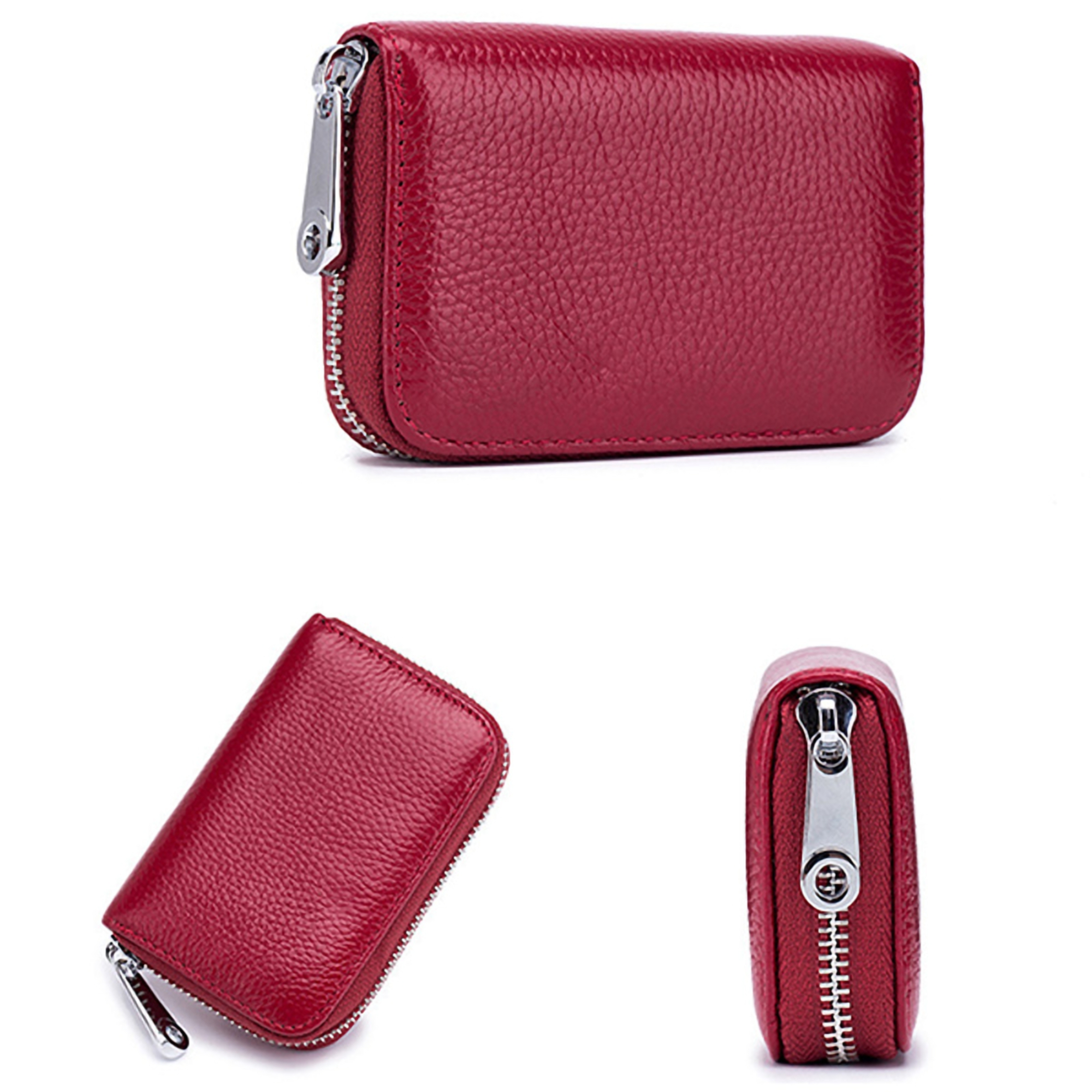 Adult's Unisex Leather Wallet w/Credit Card Holder 4