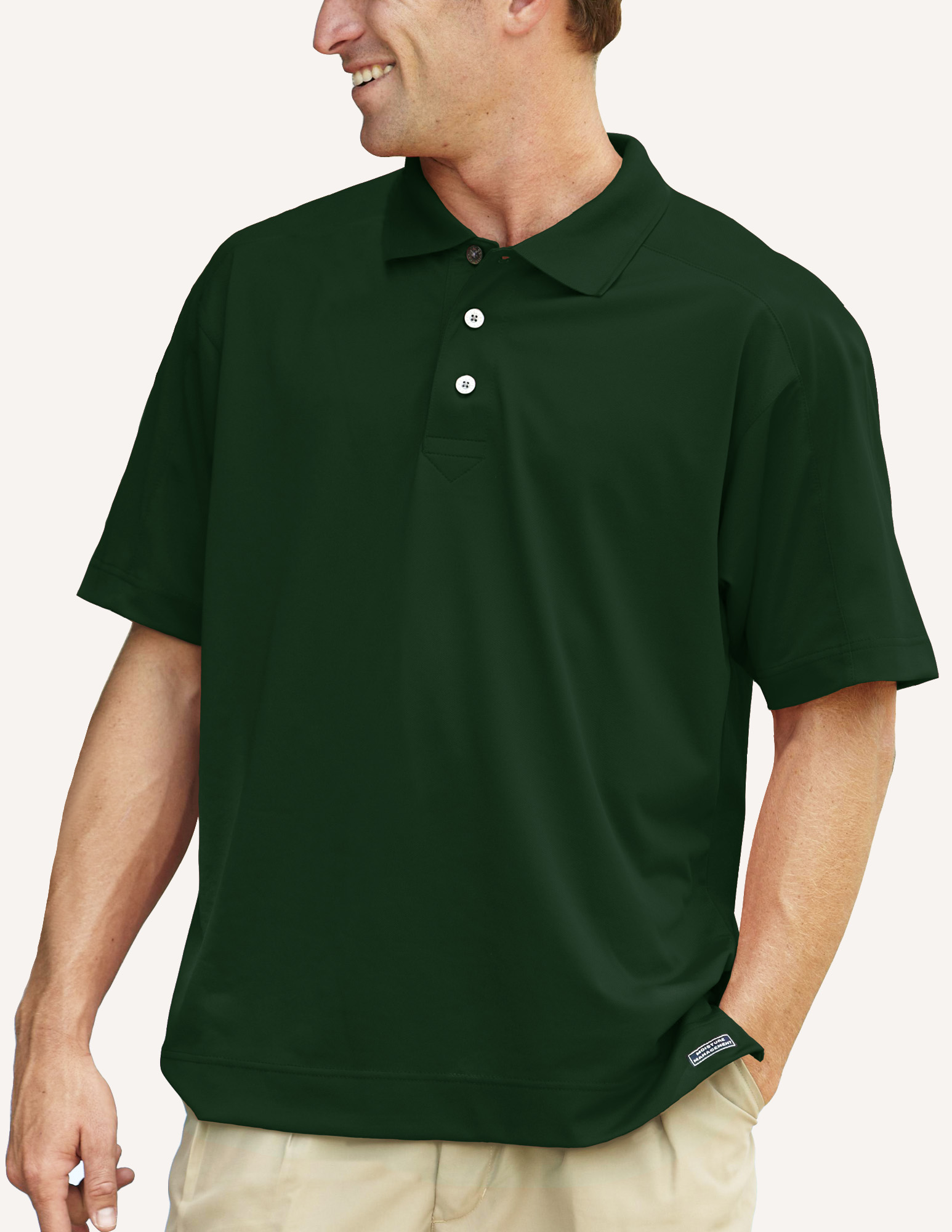 Men's Galactic Micro Pique Solid Polo Shirt 8