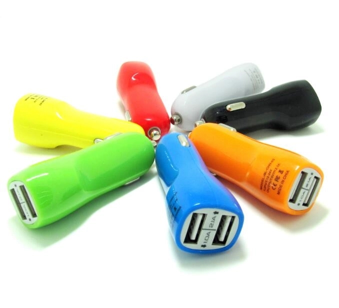 Dual USB Ports 2.1A Car Charger Adapter 3