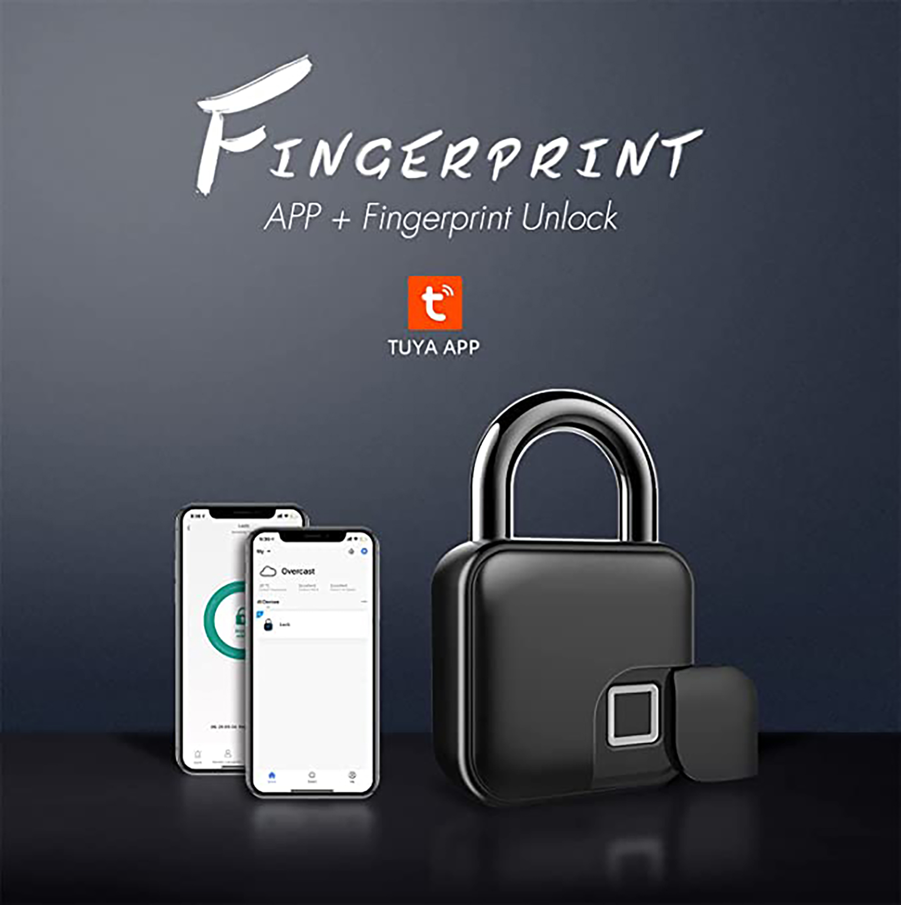 App Remote Control Fingerprint Electronic Lock for Gate/Locker/Luggage/Gym 15