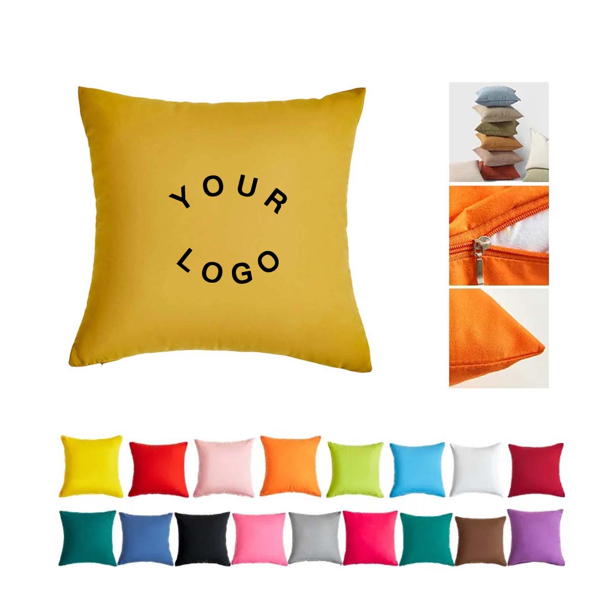 Soft Velvet Pillow Cover 18x18 for Bedrooms and Couches 2