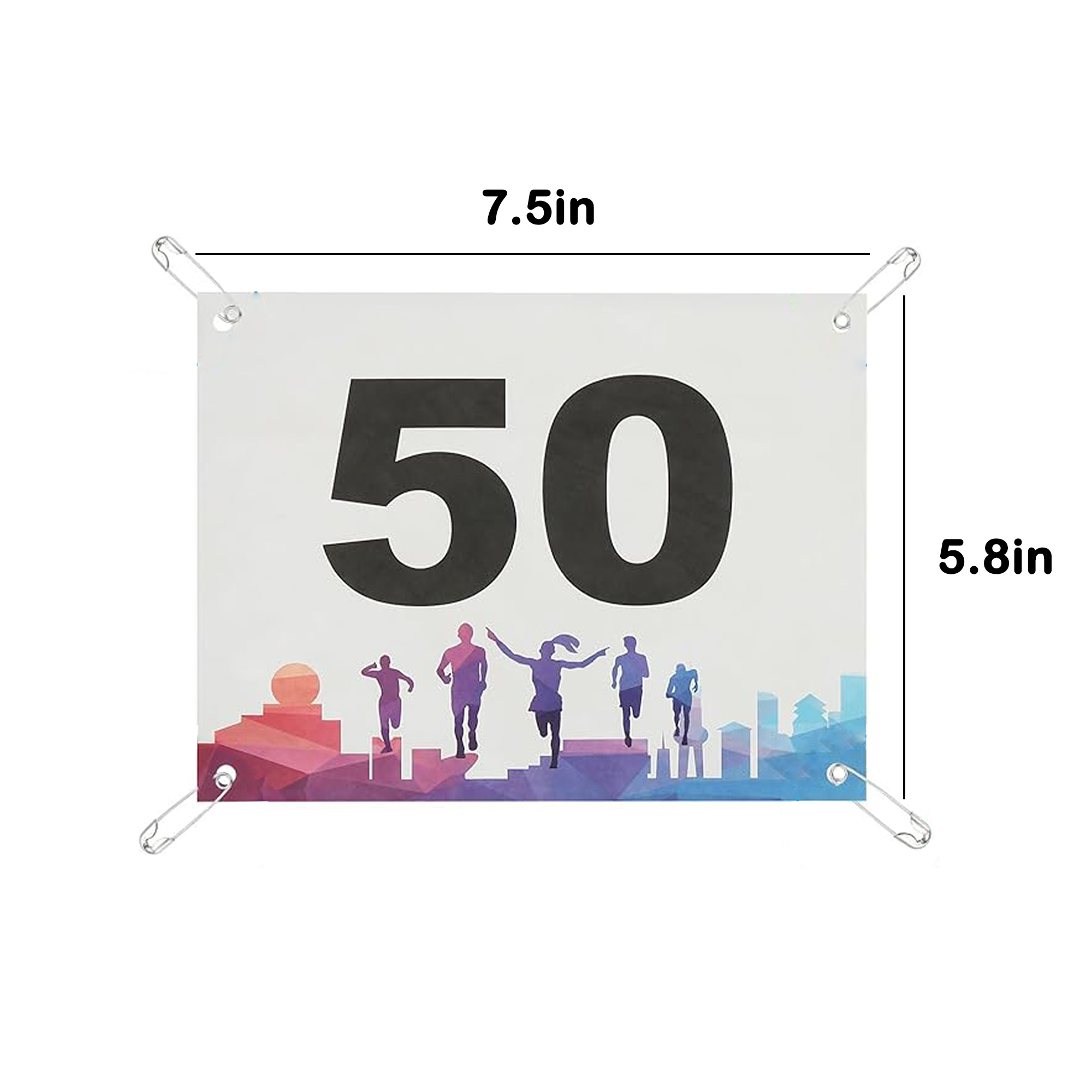 Custom Tyvek Sports Bib 4