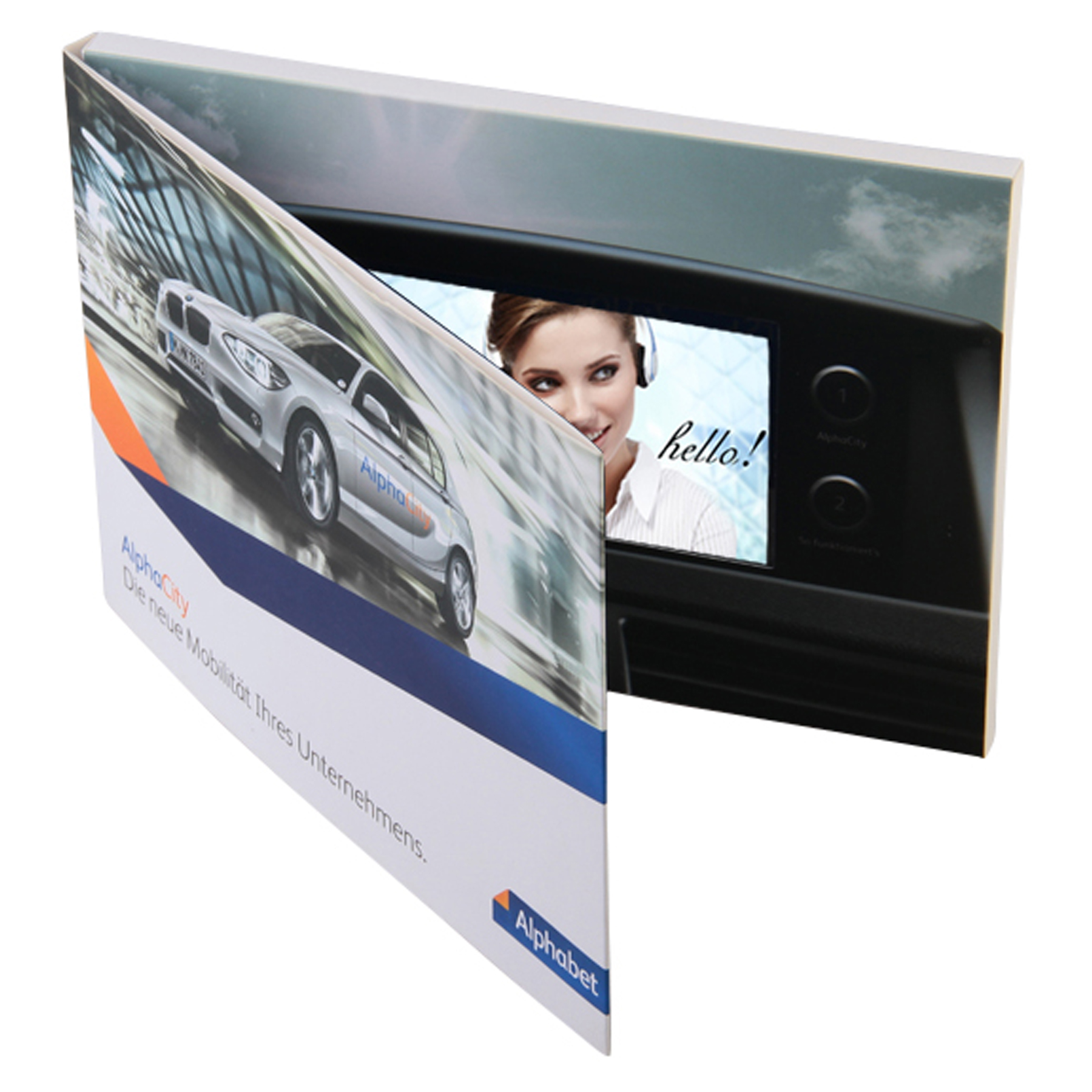 VidU 4.3" HD Video Mailer And Brochure With Full Color Printing - Custom A5 Video Card 8