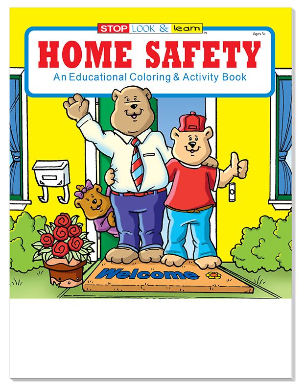 COLORING BOOK - Home Safety Coloring & Activity Book 4