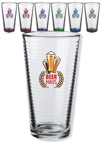 16 oz. Spiral Pint Glasses