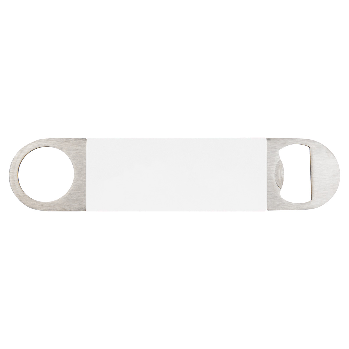 White Silicone & Stainless Steel Bottle Openers 2