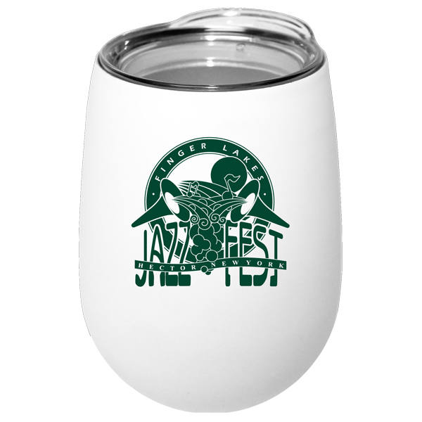 Halcyon® 12 oz. Stainless Steel Wine Glass with Acrylic Lid - Gift Set 7