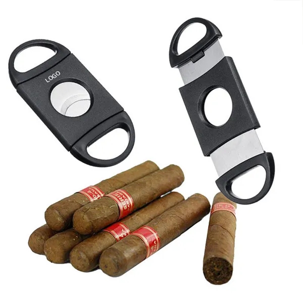 Stainless Steel Double Blade Cigar Cutter 2