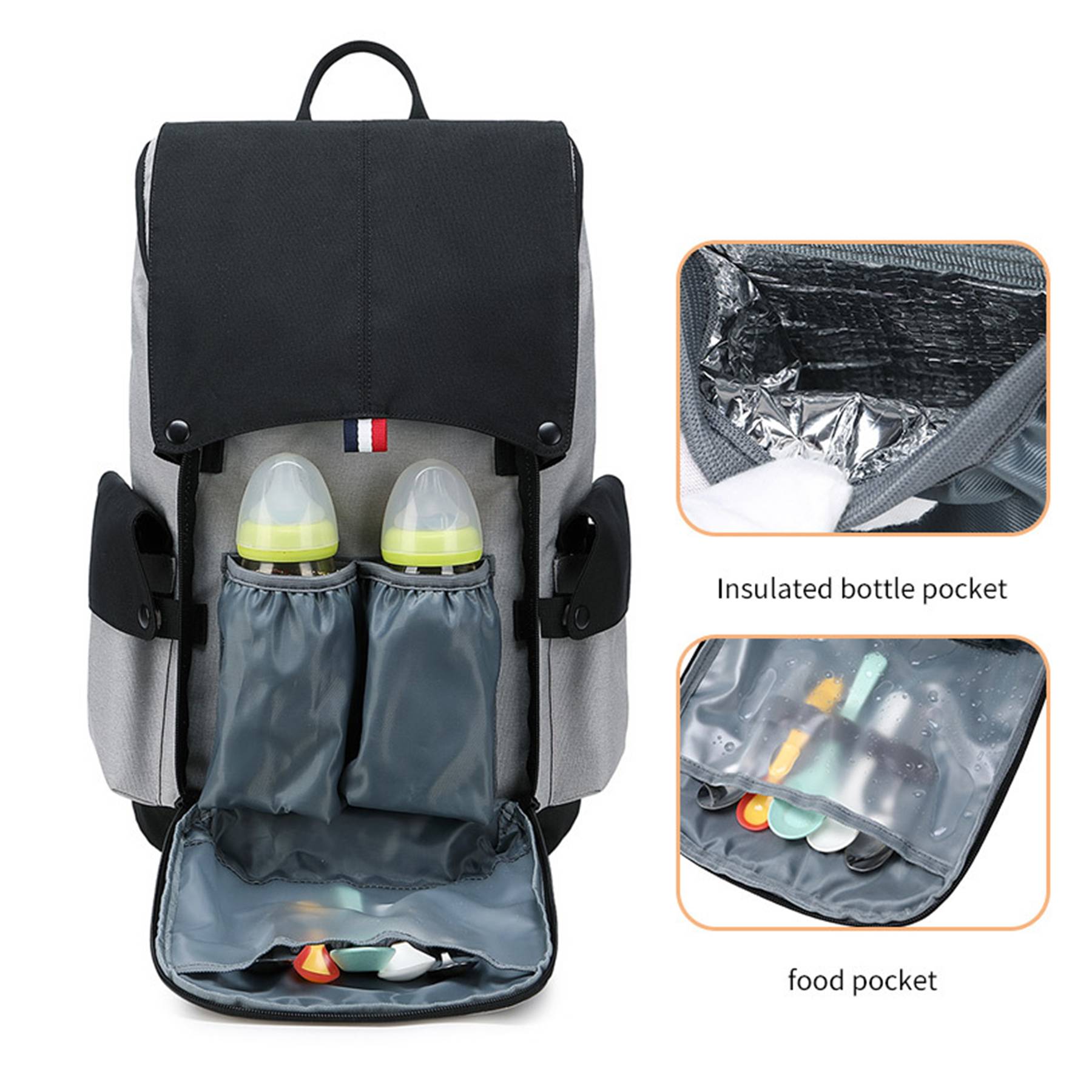 Oxford Lightweight lnsulated Mommy diaper Duffel bag 2