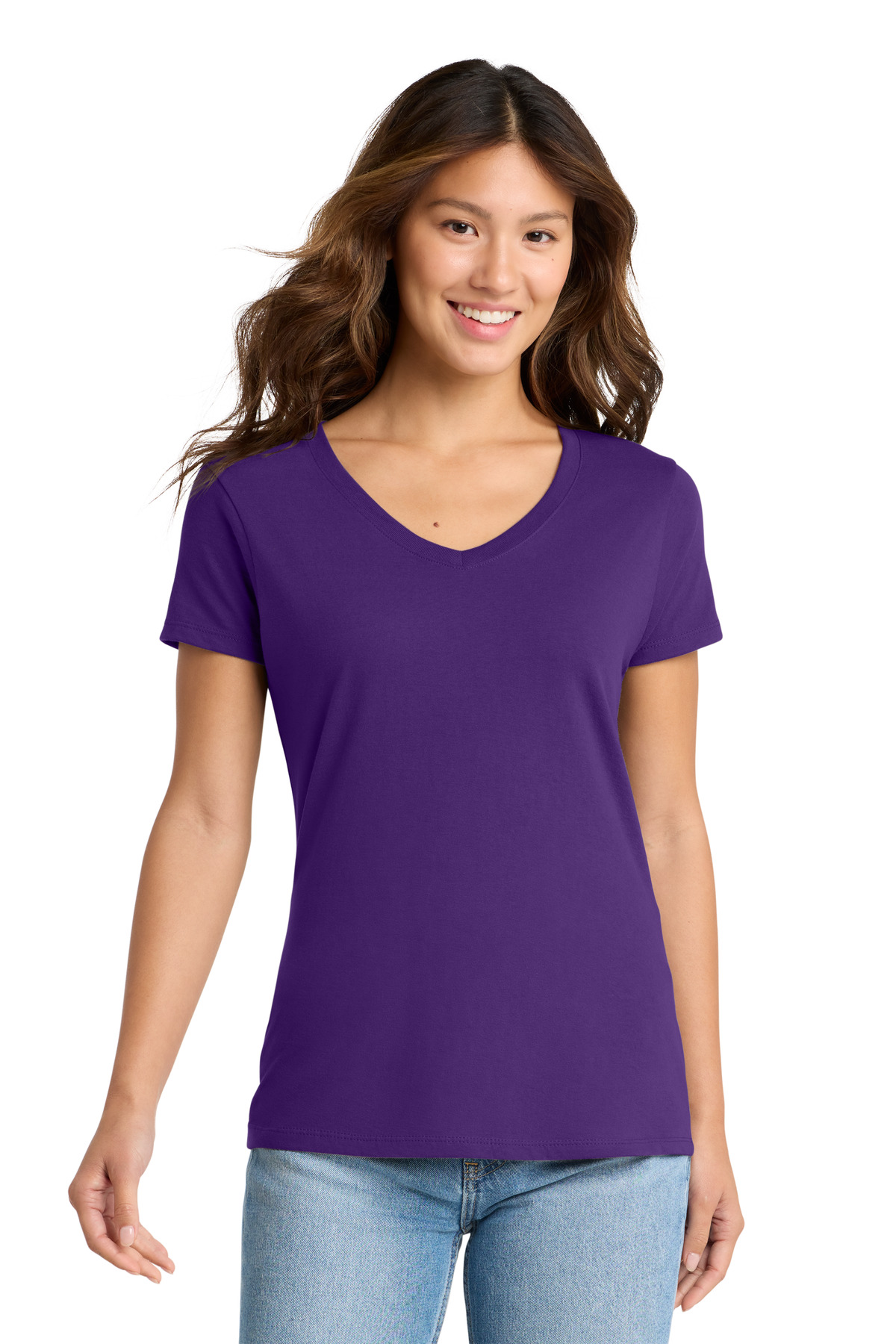 Port & Co Women's Fan Favorite V-Neck Tee. LPC450V 22