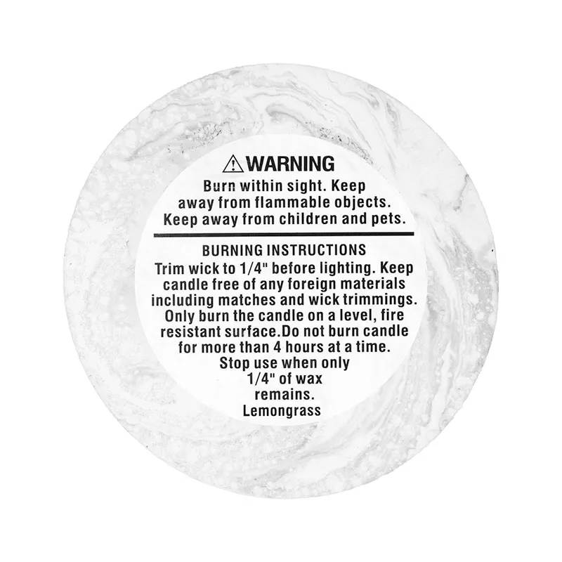 ZenGlow Soy Candle in Plaster Jar 7